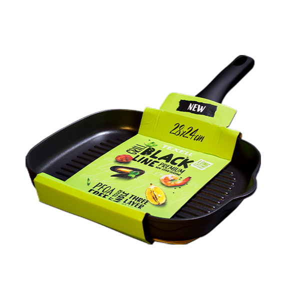 Tiganj GRILL TEXELL Black line 28x24cm