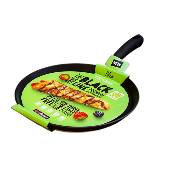 Tiganj za palacinke TEXELL Black line 26cm