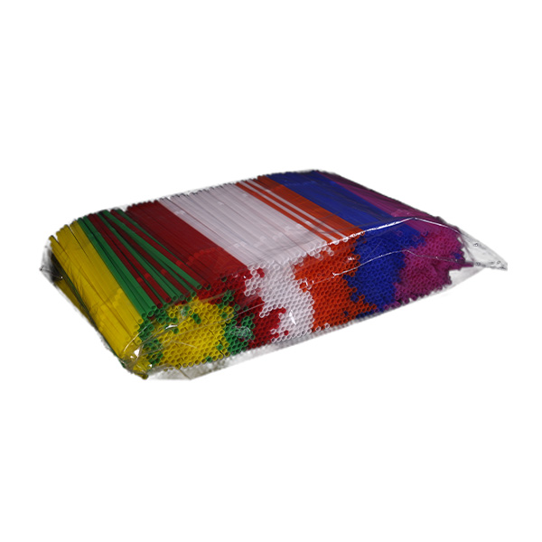 Slamčice - zglobne Šarene, Crne 1000pcs.