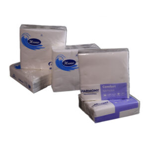 Salveta bela 38x38-40pcs. / 33x33-50pcs.