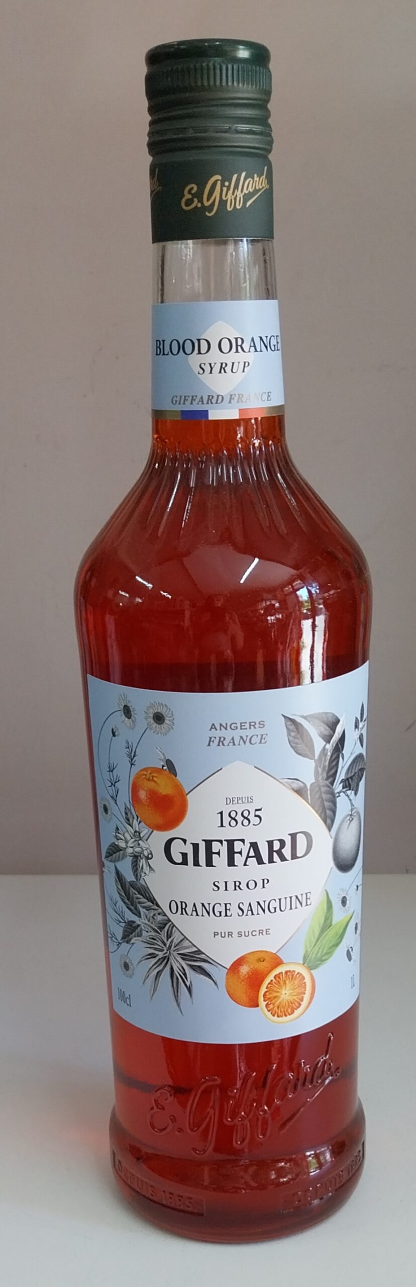GIFFARD SIRUP BLOOD ORANGE 1L