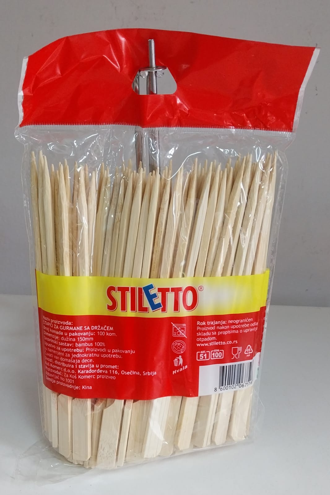 STAPICI ZA GURMANE SA DRZACEM STILETTO 100/1