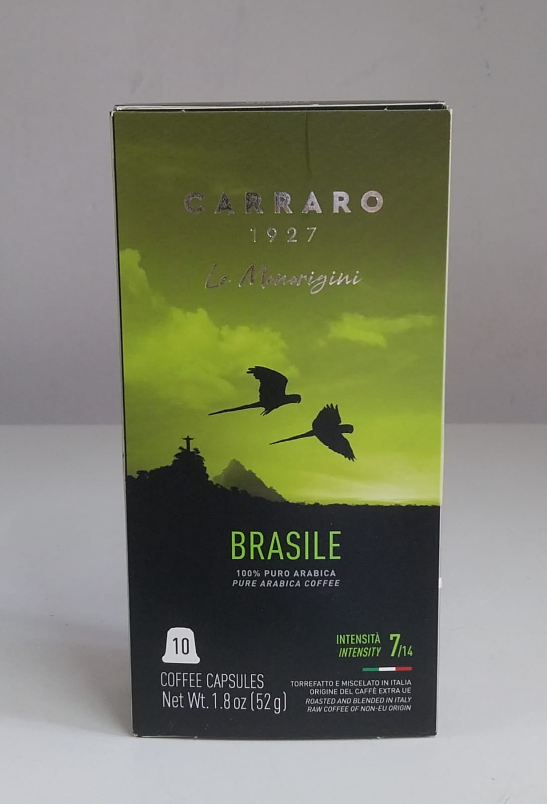CARRARO BRASILE ARABICA 100% 5.2g  10/1